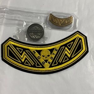 Harley-Davidson HOG member exclusive pin/patch combo 2012 edition